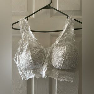 Aerie White Bralette